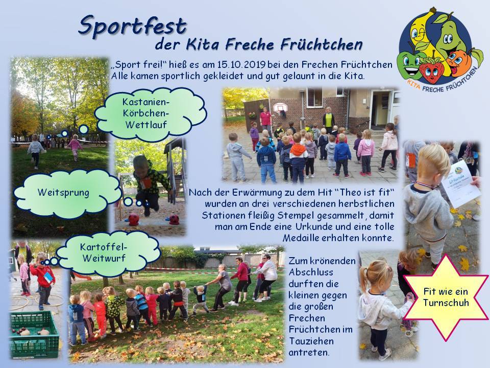 Sportfest Der Kita Freche Fruchtchen