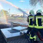 Neuer Löschwasserbehälter in Zscherben stärkt Brandschutz für örtliche Gewerbebetriebe