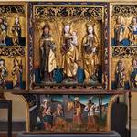 Abb. 8: Der aus Eisdorf stammende spätgotische Altaraufsatz im Berliner Bode-Museum im Jahr 2016. Foto: Anja Ulrich