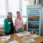 Kristin Duda und Katharina Zinke-Beinert zum Berufemarkt.