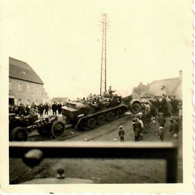 Abb.3 Unterteutschenthal Wehrmacht Halbkettenfahrzeug Würdenhof Foto um 1940
