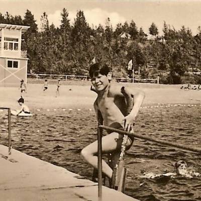 Abb. 7 Das Strandbad Pappelgrund bei Teutschenthal in den 1970er Jahren