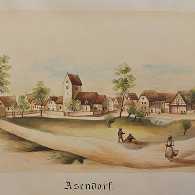 Abb. 2: Asendorf. Tellersammlung Kerßenbrock, Vorlagenbuch, Stadtverwaltung Lutherstadt Eisleben .