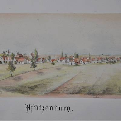 Abb. 8: Neu-Vitzenburg. Tellersammlung Kerßenbrock, Vorlagenbuch, Stadtverwaltung Lutherstadt Eisleben .